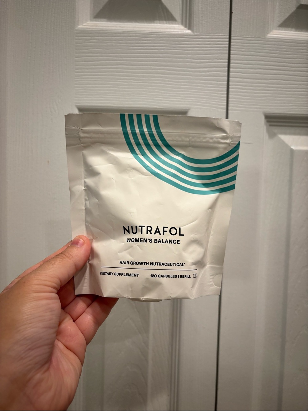 Nutrafol Women's Balance Hair Growth Supplement opened with all there 05/26